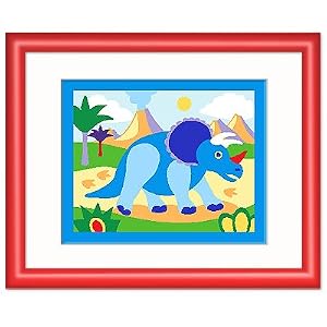 Dinosaurland Triceratops Framed Print
