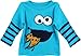 Sesame St Boys' Cookie Monster Long Sleeve Twofer T-Shirt