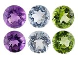 5MM ROUND SEMI PRECIOUS STONES SET OF 3 MATCHED PAIRS