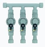 Tools & Hardware : Orbit Sprinkler System 3-Valve Pre-Assembled Manifold with 3/4-Inch  & 1-Inch  Pipe Adapters #57153