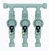 Outdoor Living : Orbit Sprinkler System 3-Valve Pre-Assembled Manifold with 3/4-Inch  & 1-Inch  Pipe Adapters #57153