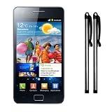 SAMSUNG I9100 GALAXY S2 II CAPACITIVE TOUCHSCREEN STYLUS TWIN PACK SILVER PART OF THE QUBITS ACCESSORIES RANGEby Qubits