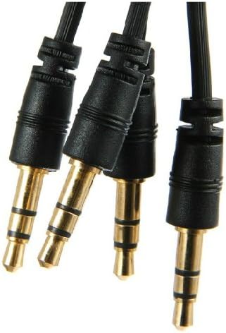 Gerl® Car + Home Stereo Aux-in Auxiliary Input Lead Cable 1.1m for Ipod, Iphone, Smartphone and Mp3 Players High Quality Copper Head 3.5*3.5