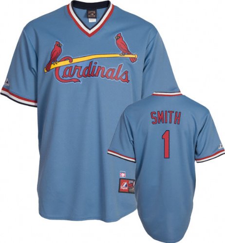 Ozzie Smith #1 St. Louis Cardinals Cooperstown Replica Jersey