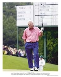 Arnold Palmer - Arnie At Augusta - Golf Litho - 17.5"X22" - Unsigned