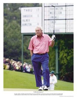 Arnold Palmer - Arnie At Augusta - Golf Litho - 17.5