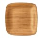 Totally Bamboo Soft Square Plate, Dark, 10"