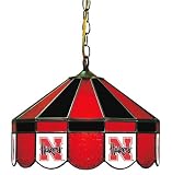 16 Swag Hanging Lamp Light University of Nebraska Cornhuskers - Free Shipping