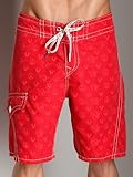 IMAGE OF True Religion Peaceful Buddah Board Shorts Red
