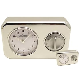 Kitchen Clock With Timer by American Clocks