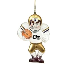 Georgia Tech Yellowjackets NCAA Acrylic Football Player Ornament (3.5)"