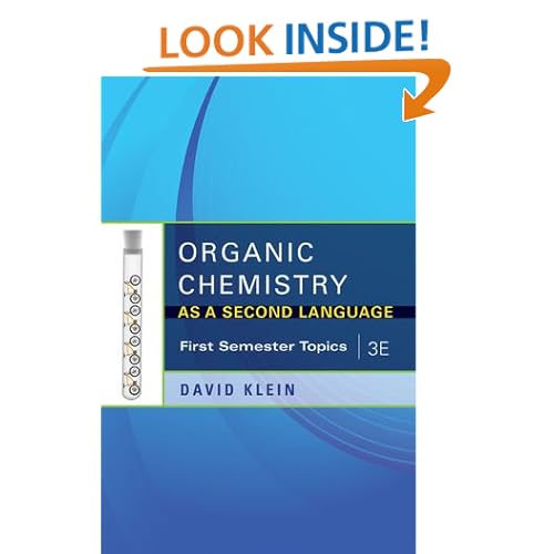 Organic Chemistry I As a Second Language: First Semester Topics
