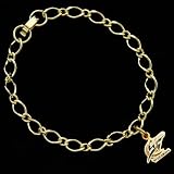 NBA Washington Wizards Ladies Gold-Tone Charm Bracelet