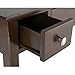 SIMPLIHOME Avalon Writing Desk - 47-Inch Wide Solid Wood Desk in Dark Tobacco Brown, Contemporary Home Office Computer Table for Workspace or Study with 2 Drawers and Flip-Down Keyboard Tray