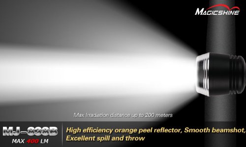 Magicshine MJ-838B Rechargeable LED Front Bike Light 400 Lumen
