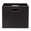 Faux Leather Milk Crate