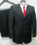 New Mens Charcoal Gray (Grey) 100% Wool Fully Lined 3 Button Dress Suit