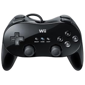 Nintendo Classic Controller - Black (Wii)