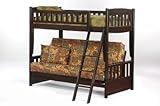 Spice Chocolate Futon Bunk Spice Youth & Young Adult Collection Chocolate