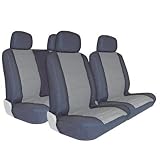 UNIVERISAL SEAT COVER FULL SET BLACK/DARK GRAY