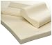 Sleep Studio 3-Inch Ventilated Memory Foam Mattress Topper with Contour Pillow, Twin XL