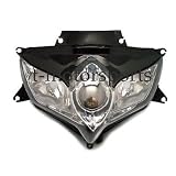 2008-2009 Suzuki GSXR 600 750 Motorcycle Front Headlight Lamp Assembly with Clear Len by T-Motorsports