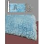 Flokati Faux Fur Rugs 6' x 9' (BLUE)