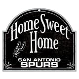 San Antonio Spurs Official Logo 10"x11" Wood Sign