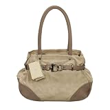 Produkt-Bild: Edel Schultertasche Tasche Shopper Handtasche in braun taupe von David Jones