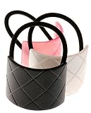 L. Erickson Quilted Ponytail Holder