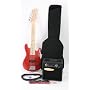 Red Childrens 30" Electric Guitar Kit Amplifier Gig Bag