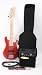 Red Childrens 30 Electric Guitar Kit Amplifier Gig Bag