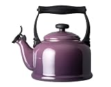 Le Creuset 2.1 Litre Traditional Kettle with Whistle, Cassis