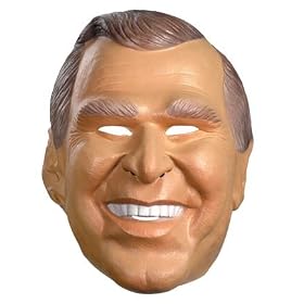 George W. Bush Vinyl Mask: Men's One Size Fits All