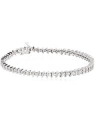 14k Gold S-Link Diamond Tennis Bracelet (1 cttw, H-I Color, I1-I2 Clarity)