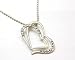Stunning Overlapped Twin Heart Made With Crystalized Swarovski Elements On 16