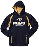 NFL Boys' St. Louis Rams Pullover Active Hoodie - R18Ndh16 (Dark Navy, Medium)