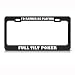 Rather Be Playing Full Tilt Poker Metal license plate frame Tag Holder