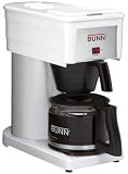 BUNN BX-W Classic 10-Cup Home Coffee Brewer, White