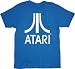 Atari Logo Royal Blue Adult T-shirt