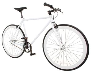 Vilano Rampage Fixed Gear Bike Fixie Single Speed Road Bike White Medium (54cm)