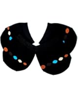 2 Pair Pack, Black Slipon Half Socks