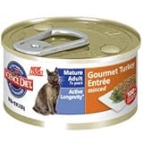 Hill's Science Diet Mature Adult 7+ Minced Gourmet Turkey Entree Canned Cat Food