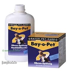 Bayer Moth Guard 33260 Bay-o-Pet Ohrensp�lung Hund und Katze 2x 25 ml