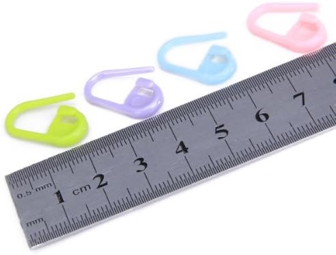 KIV 20pcs Crochet Knit stitch markers Lock