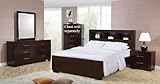 4pc Queen Size Bedroom Set in Cappuccino Finish