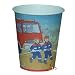 6 Becher Feuerwehr, Pappbecher, 2 Feuerwehrm�nne