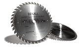 Denali Laser Cut Industrial 10-Inch Saw Blades, 40T & 60T, 2-Pack