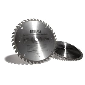 Denali Laser Cut Industrial 10-Inch Saw Blades, 40T and 60T, 2-Pack by Denali