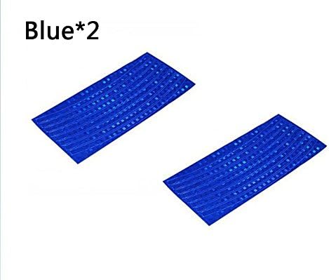 JXTV Bicycle Tire Reflective Stickers 2pcs(Blue*2)